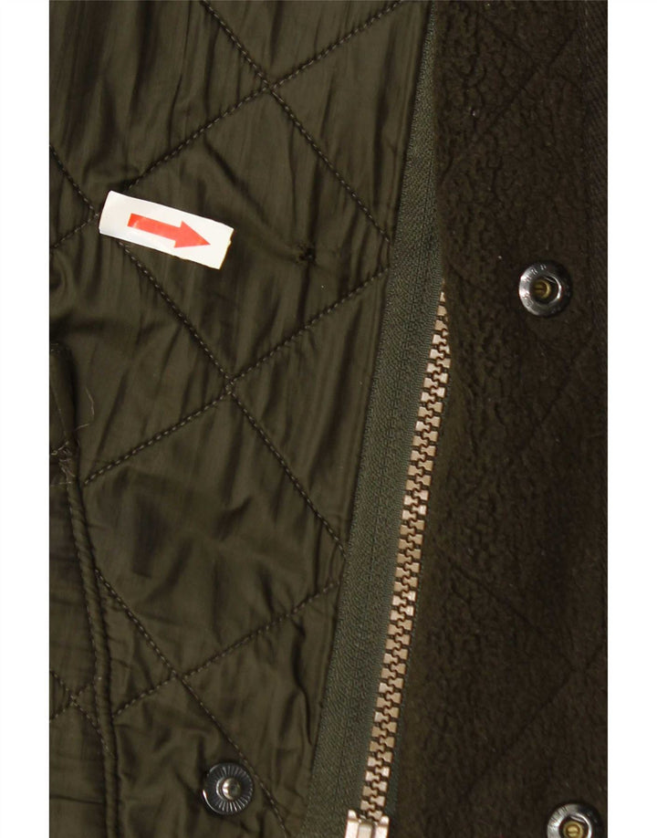 Jaqueta acolchoada masculina Barbour UK 36 poliamida verde pequena