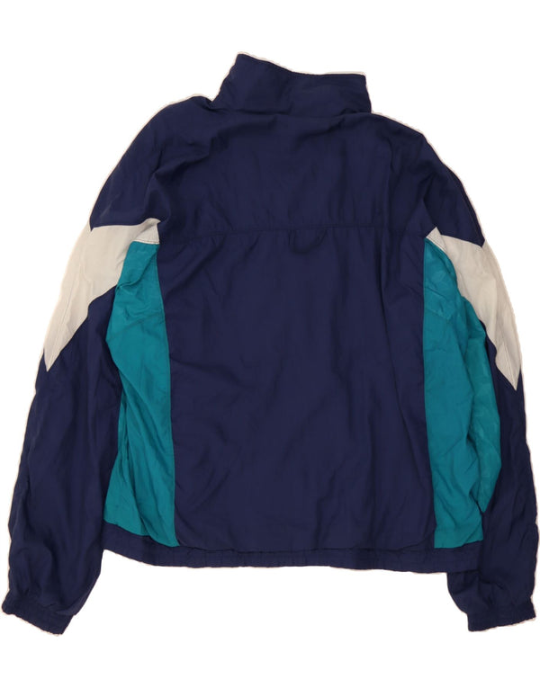PUMA Mens Tracksuit Top Jacket XL azul marinho Colourblock Nylon