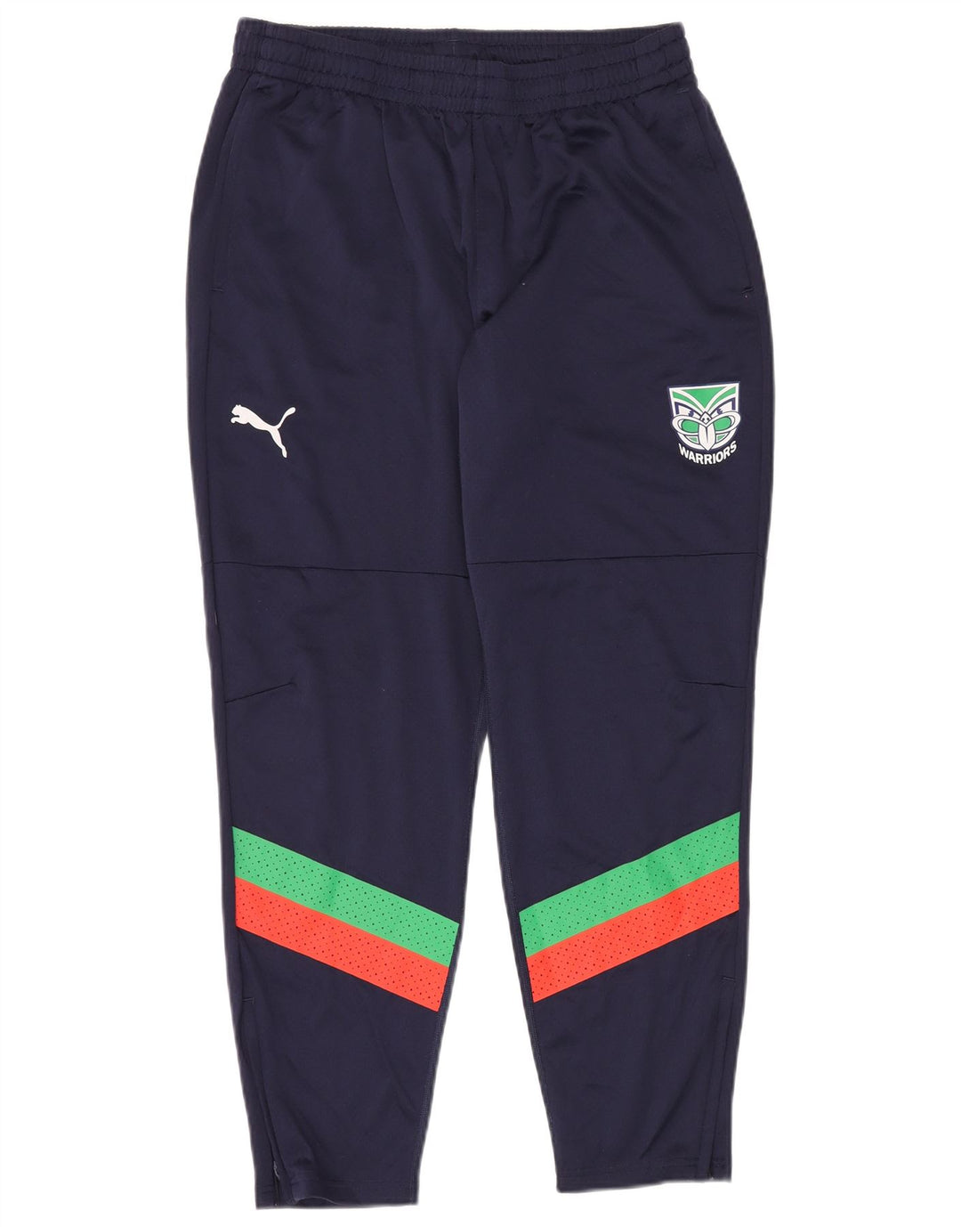 Calça de treino masculina PUMA Warriors XL azul marinho colorblock poliéster