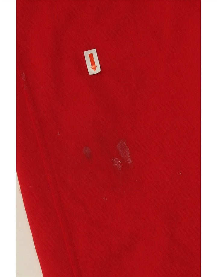 Calça de treino feminina Asics UK 8 pequeno poliéster vermelho
