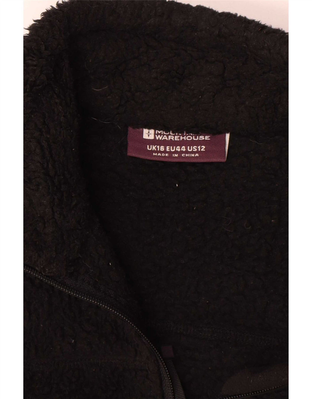 Mountain Warehouse Womens Fleece Gilet UK 16 Grande Poliéster Preto