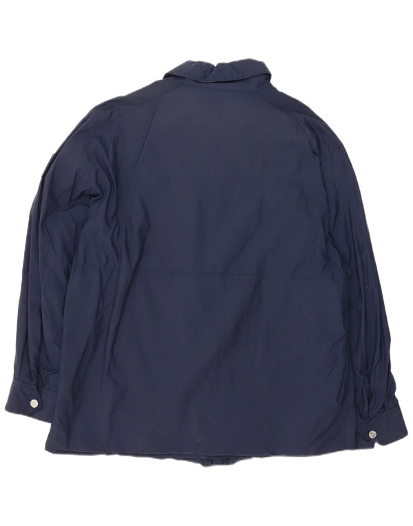 Jaqueta utilitária masculina Murphy & Nye UK 42 XL azul marinho poliéster