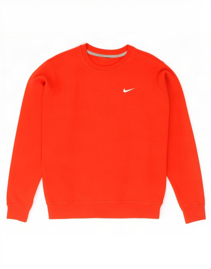 Nike moletom masculino jumper médio algodão vermelho