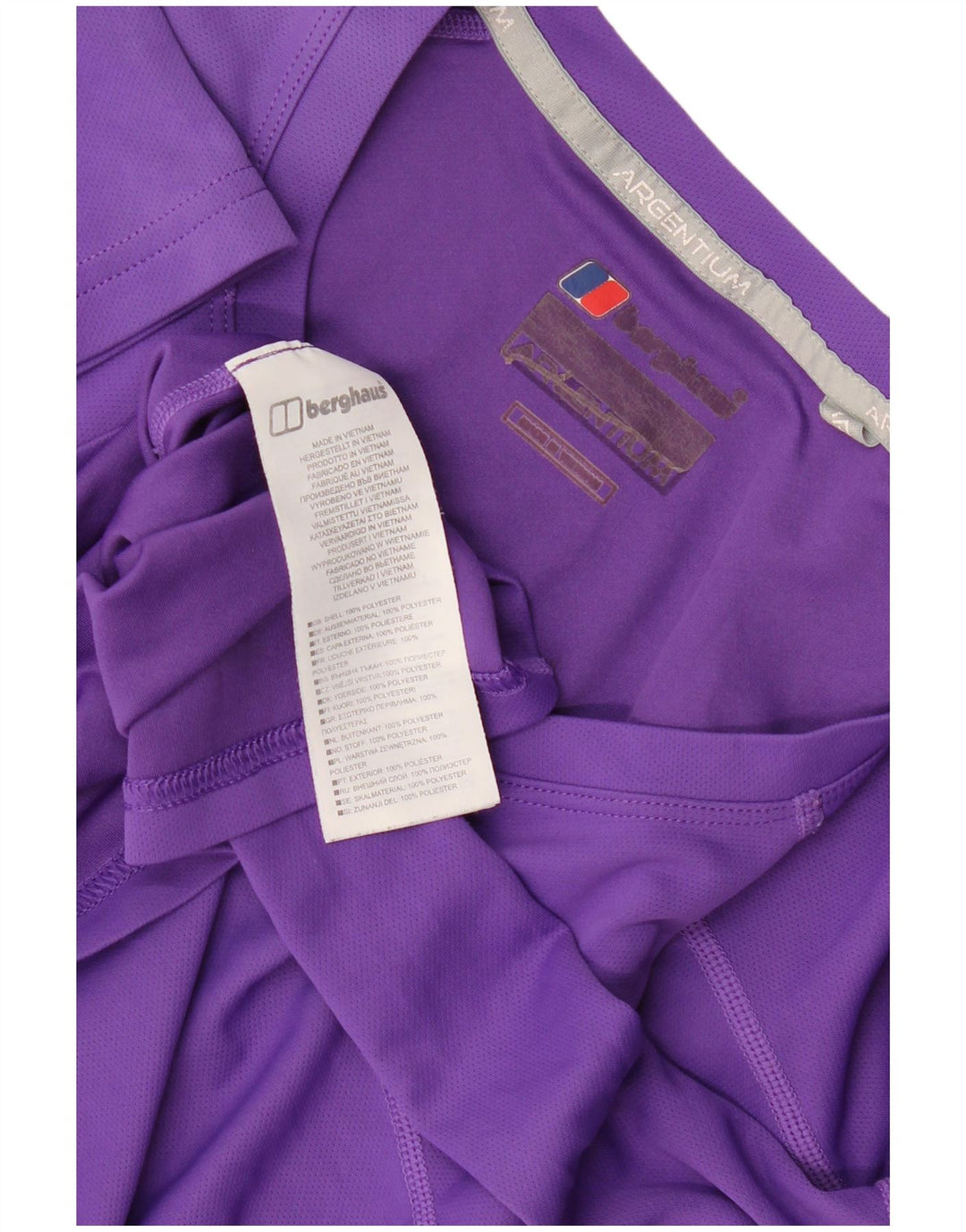 Camiseta feminina Berghaus grande poliéster roxo