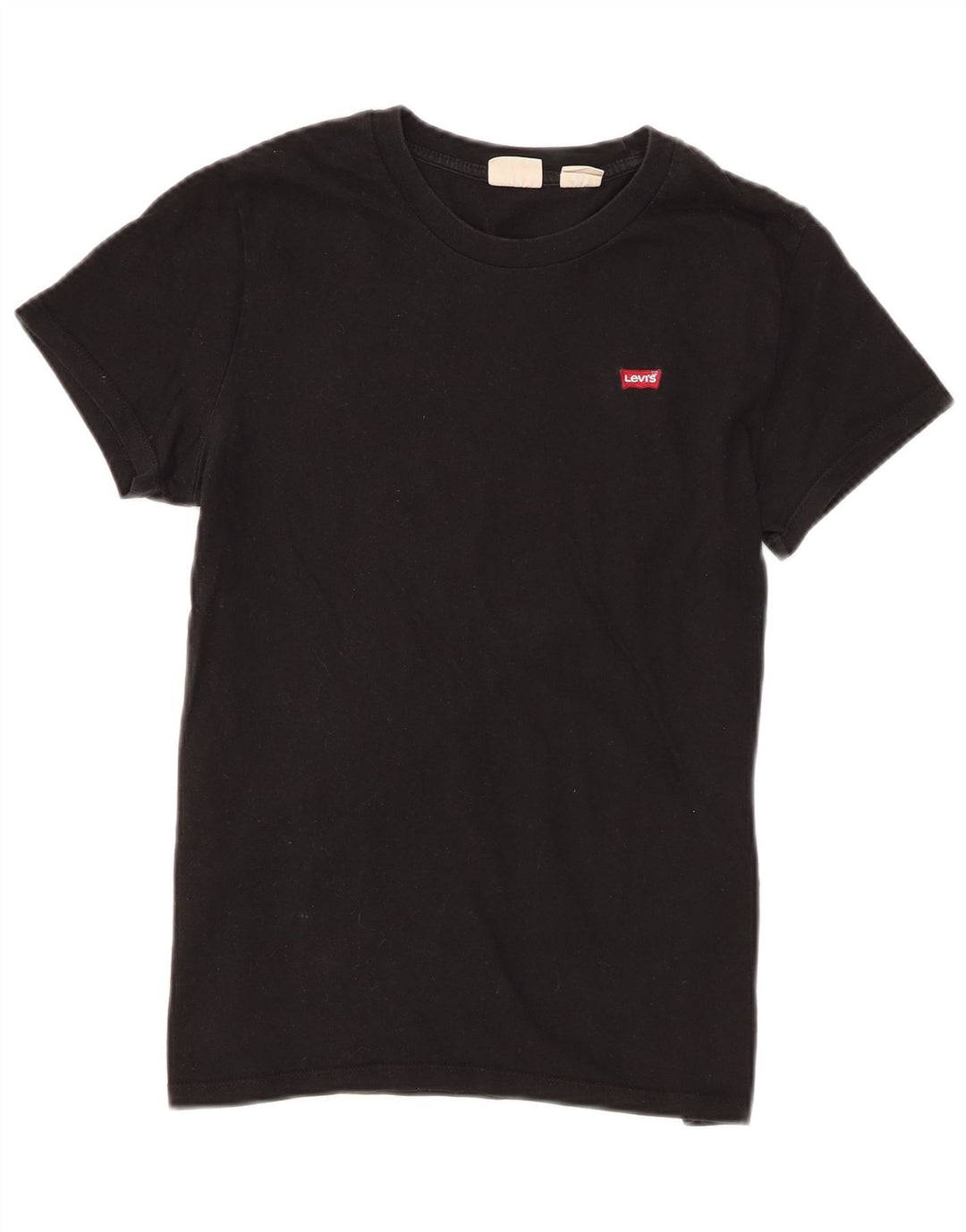 Camiseta feminina Levi's Top UK 10 pequena algodão preto