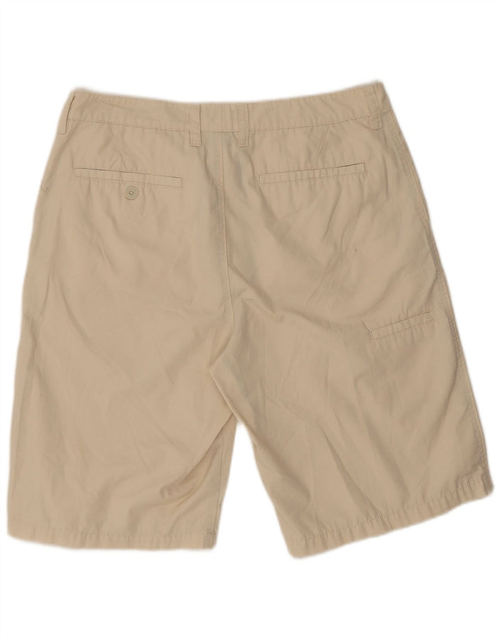 Shorts Chino Masculino Vintage W33 Poliéster Bege Médio