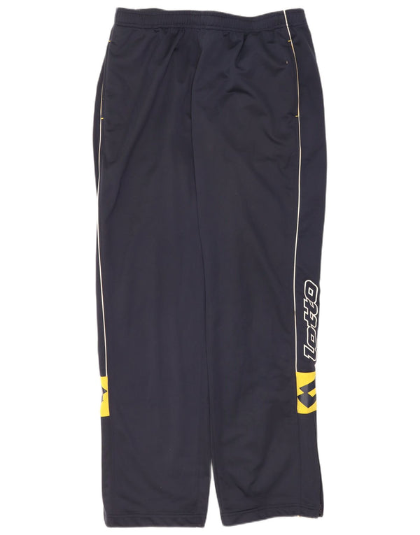Calça de treino masculina Lotto Graphic UK 44/46 XL azul marinho colorblock