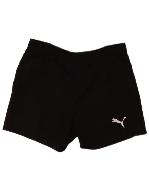 Shorts esportivos masculinos Puma pequenos pretos