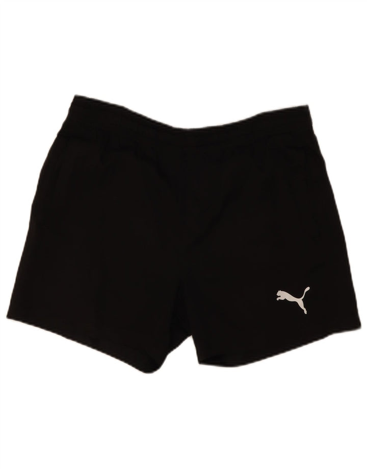 Shorts esportivos masculinos Puma pequenos pretos