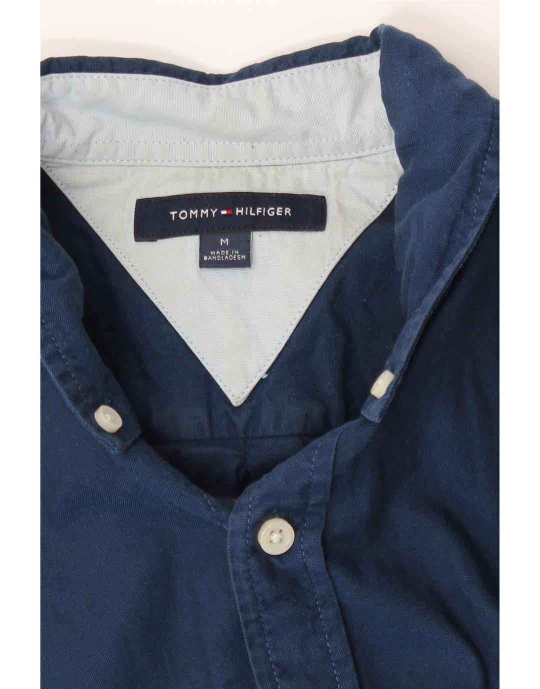 Camisa masculina Tommy Hilfiger média azul marinho