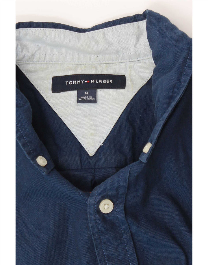 Camisa masculina Tommy Hilfiger média azul marinho