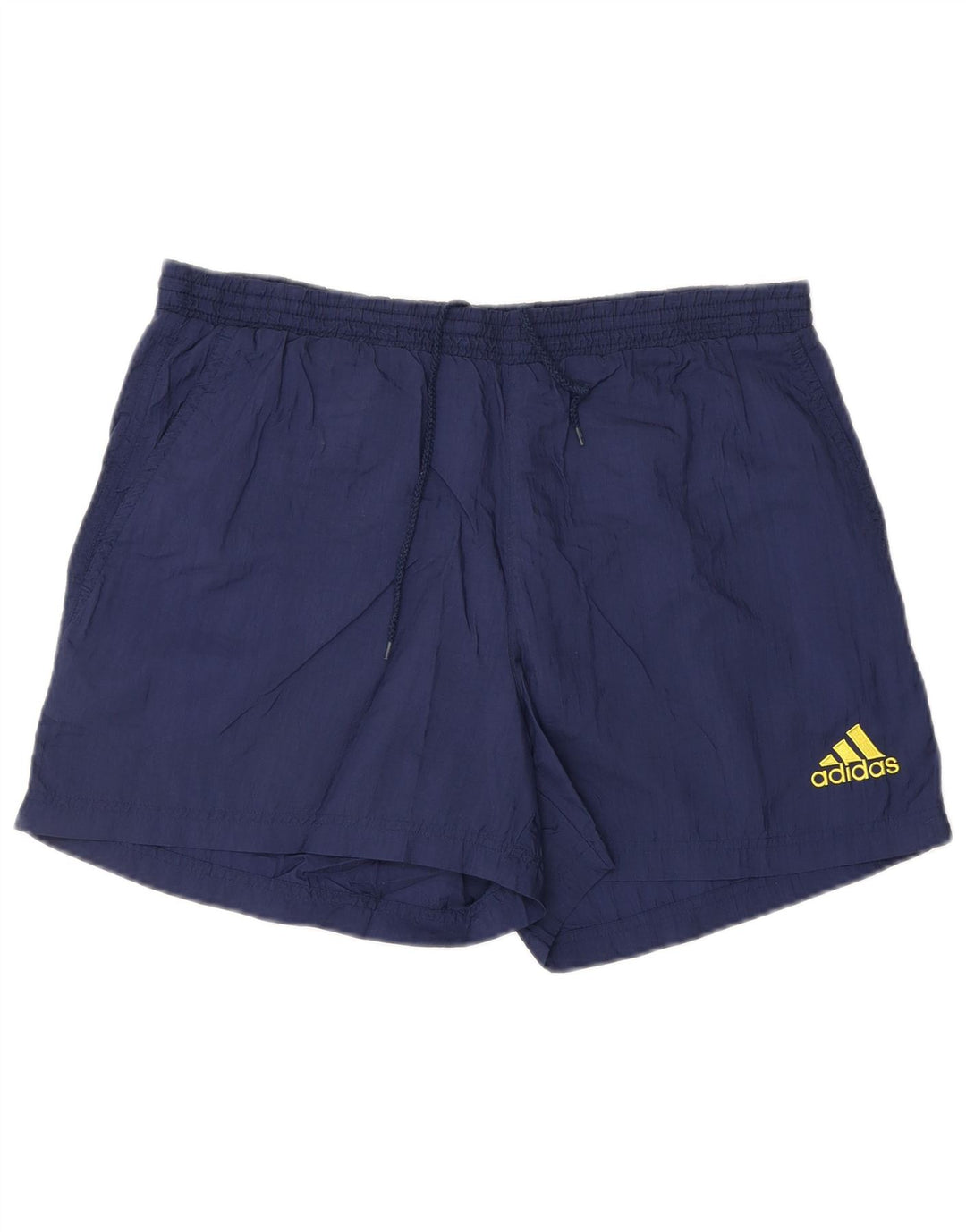 Shorts de natação masculinos ADIDAS Graphic pequeno azul marinho poliamida