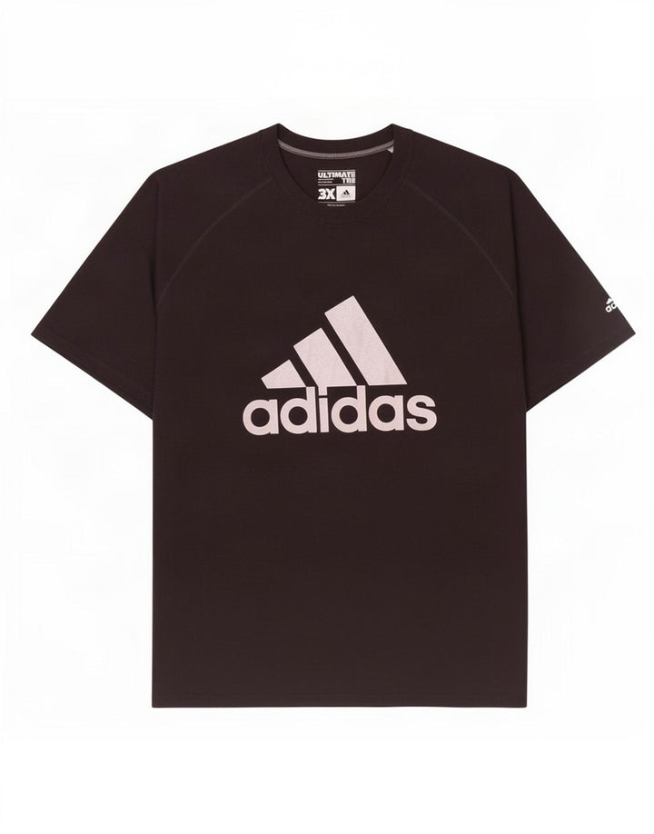 Adidas Mens Graphic T-Shirt Top 3XL Preto Poliéster