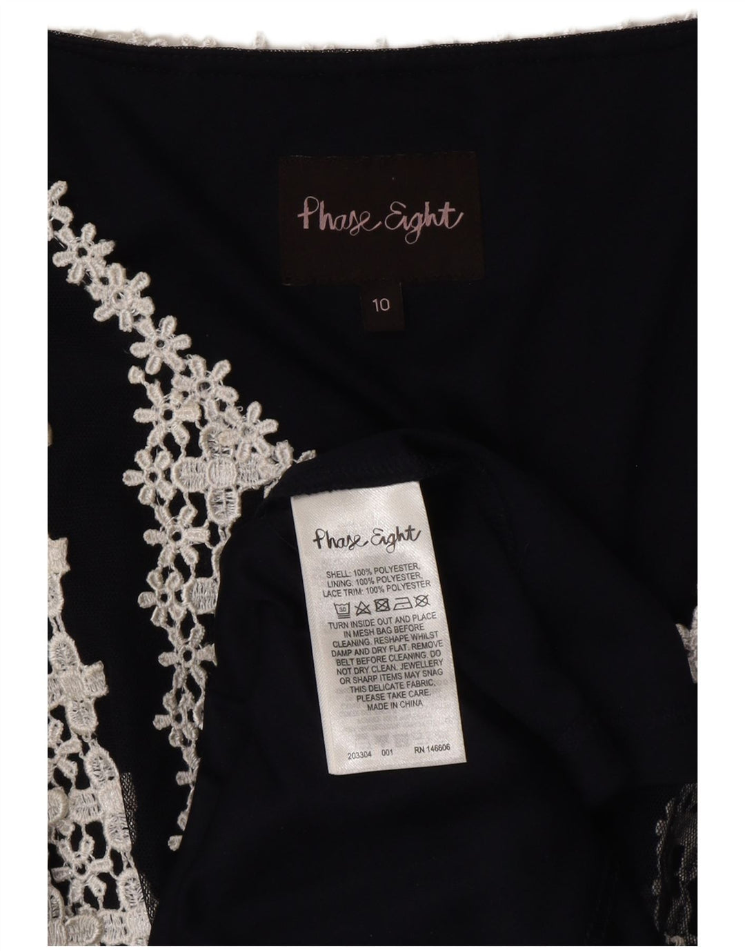 Vestido maxi feminino sem mangas FASE EIGHT Reino Unido 10 pequeno azul marinho floral