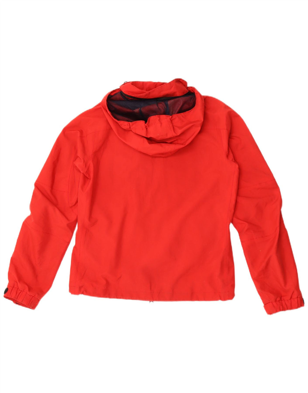 Jaqueta de chuva feminina com capuz Sergio Tacchini IT 42 poliéster vermelho médio