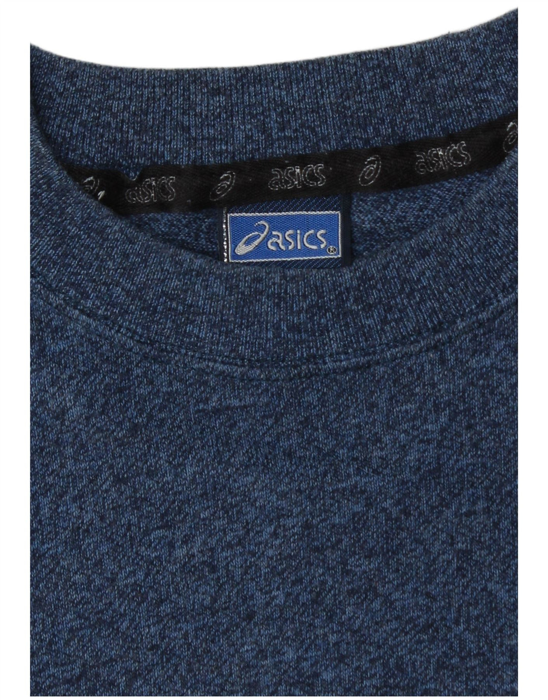 Camiseta masculina Asics Top médio azul manchado