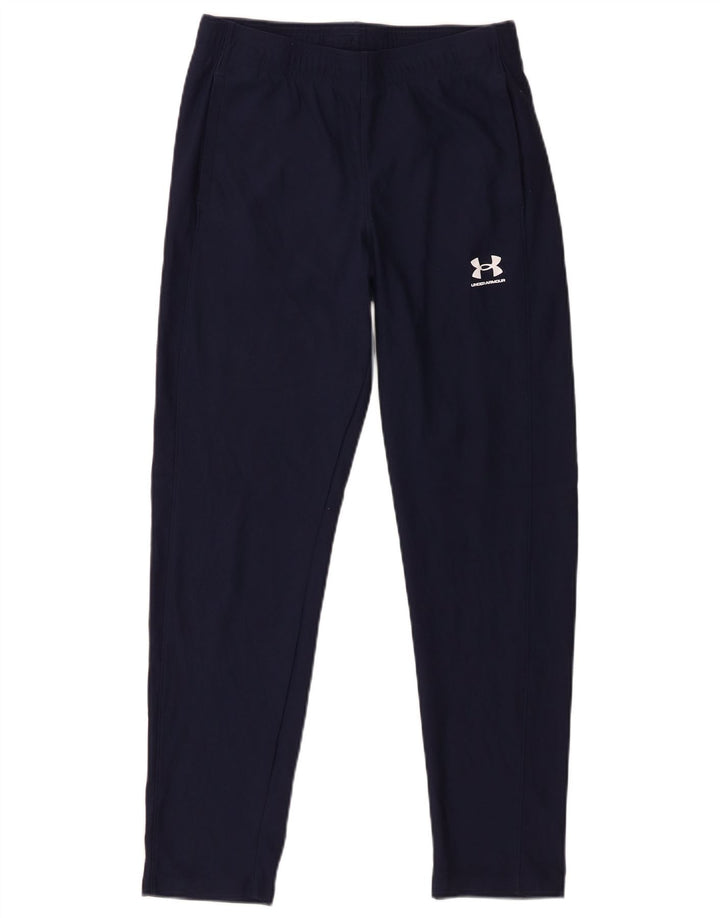 Calça de treino Under Armour Boys 13-14 anos XL azul marinho poliéster