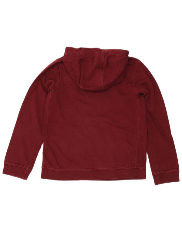 Jumper com capuz Nike Boys 12-13 anos grande algodão Borgonha