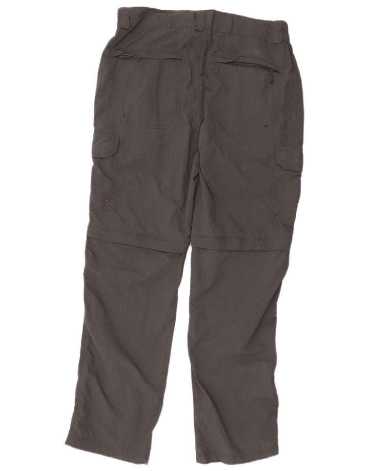 Calça cargo feminina reta Mountain Warehouse W32 L31 cinza nylon