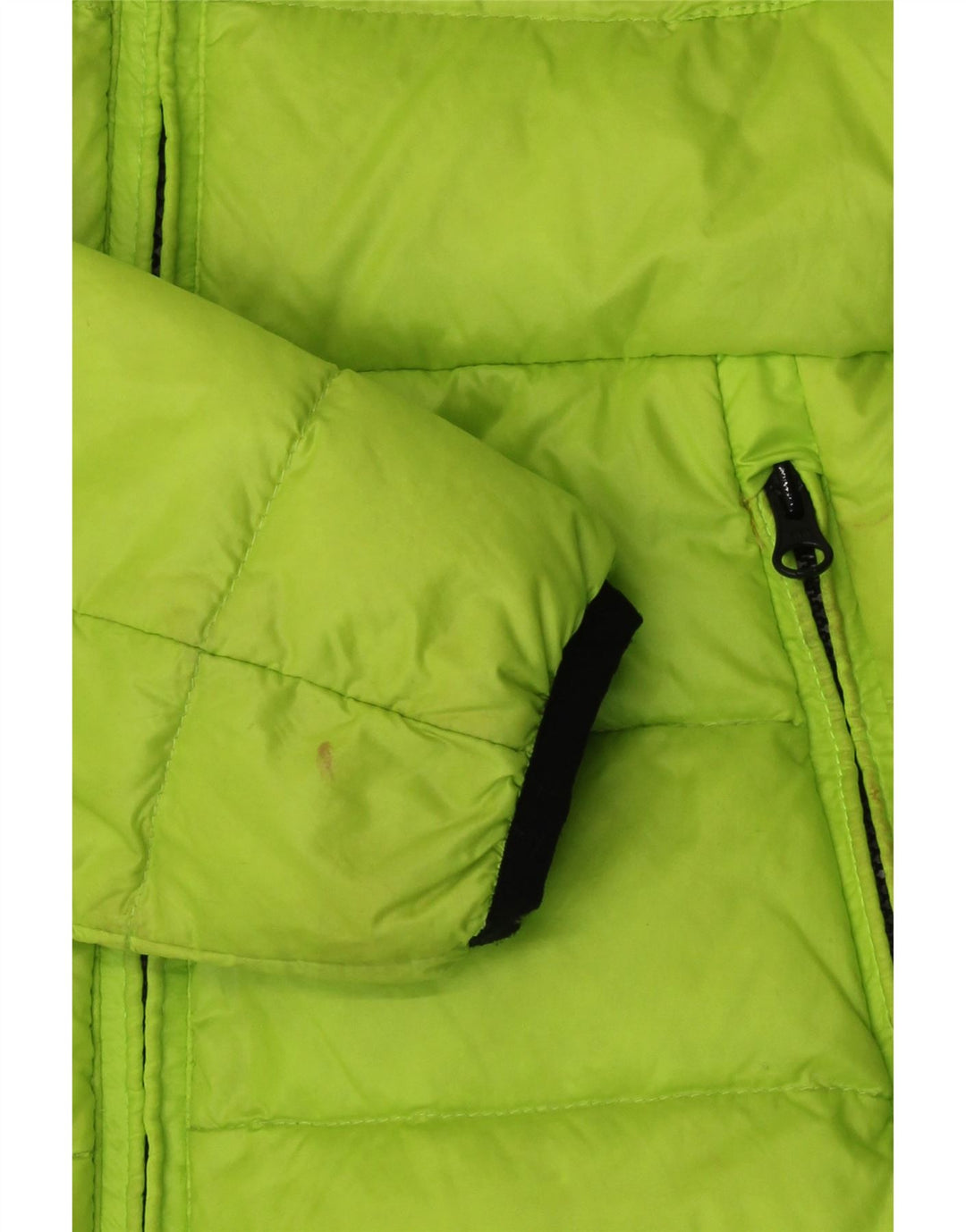 Jaqueta acolchoada feminina Blauer UK 10 pequena poliamida verde