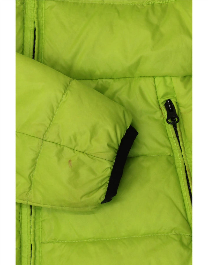 Jaqueta acolchoada feminina Blauer UK 10 pequena poliamida verde