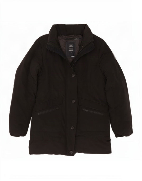 Casaco corta-vento feminino Bomboogie UK 14 poliéster preto médio