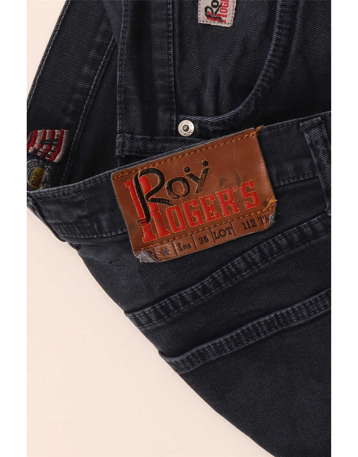 Calça jeans reta masculina Roy Rogers W36 L28 azul marinho