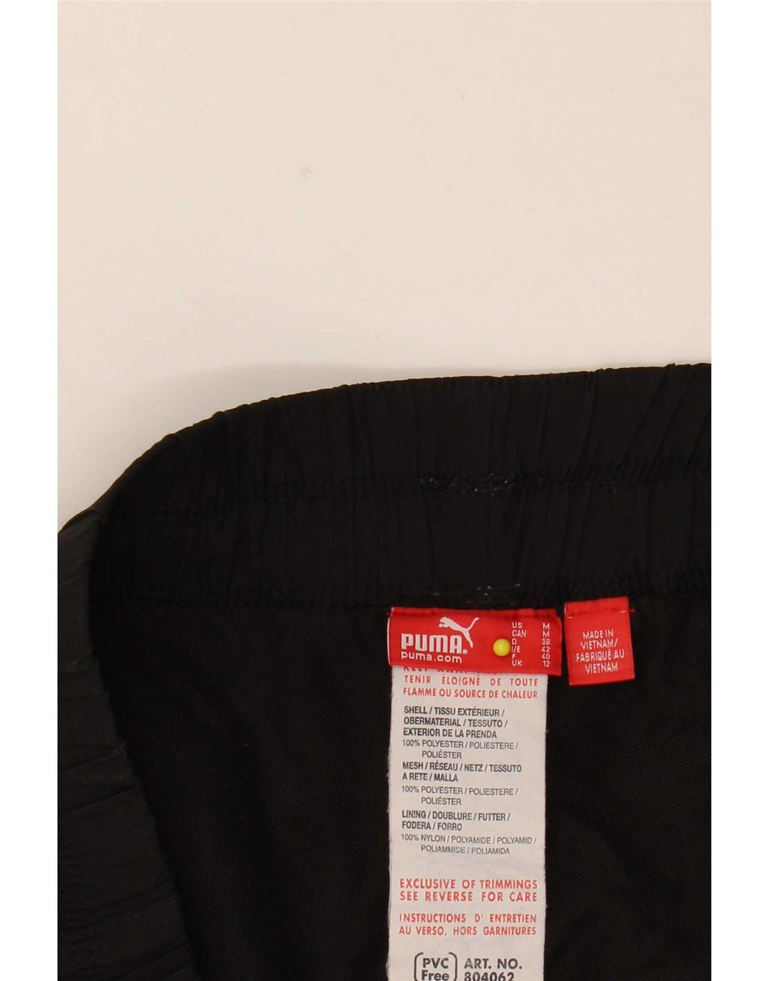 Calça cargo feminina Puma Joggers UK 12 médio W32 L33 poliéster preto