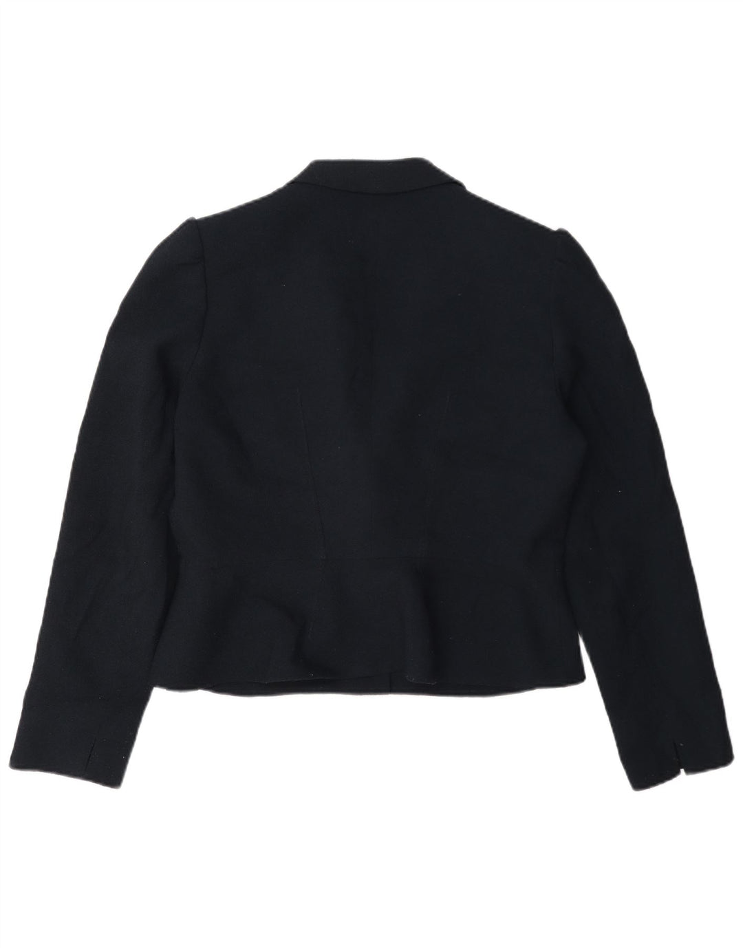 Jaqueta blazer feminina Hobbs com 2 botões Reino Unido 14 grande poliéster azul marinho