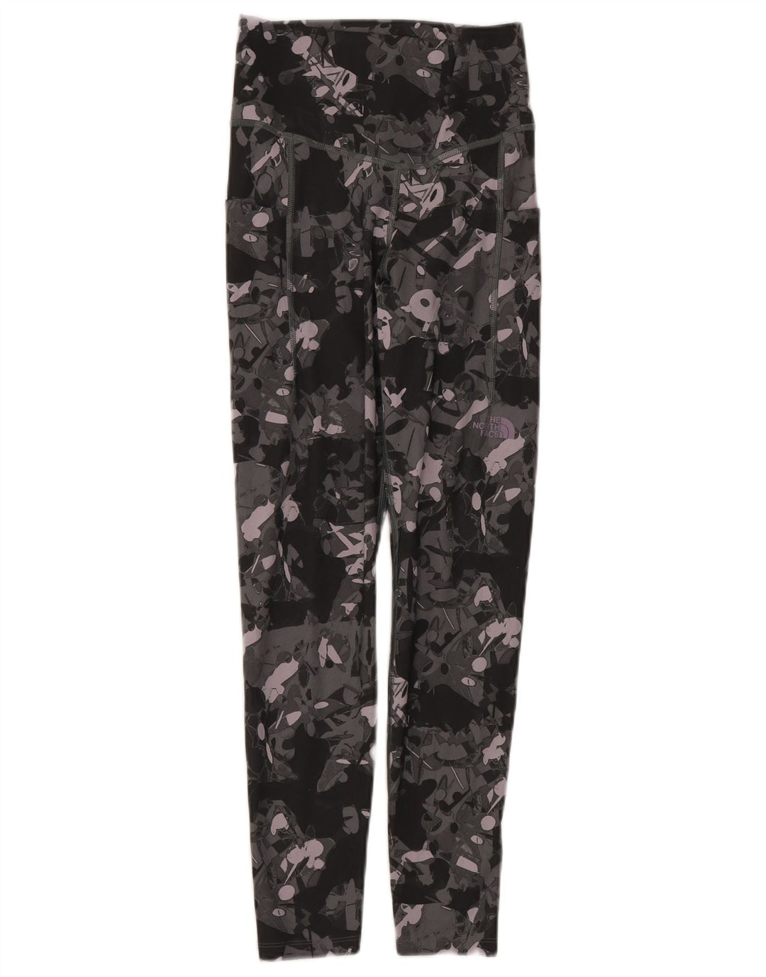 Leggings femininas The North Face com padrão abstrato Reino Unido 8 pequenas multicoloridas