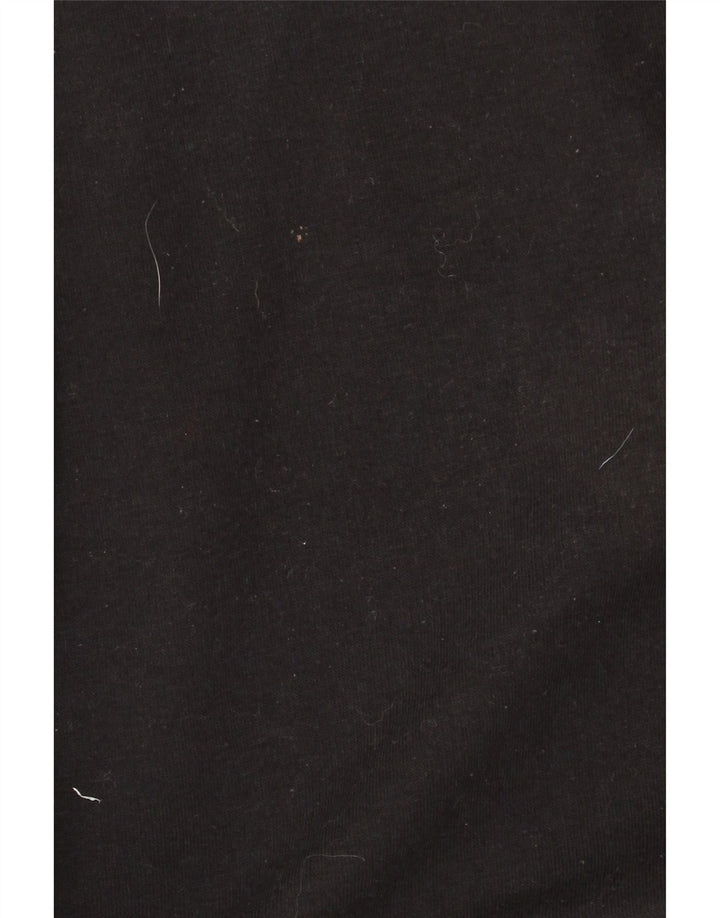 Zara moletom feminino jumper UK 10 pequeno poliéster preto