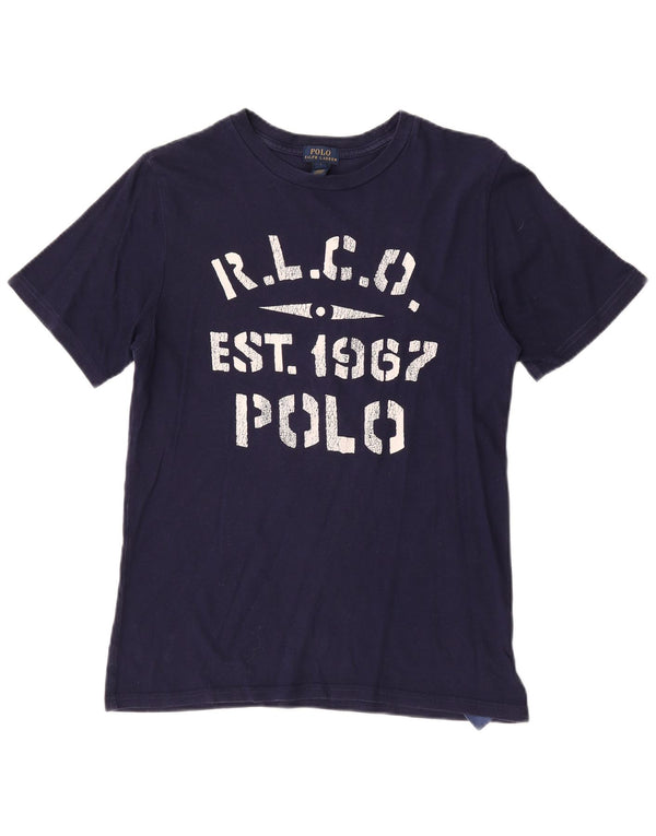 Camiseta Polo Ralph Lauren Boys Graphic Top 14-15 Anos Grande Azul Marinho