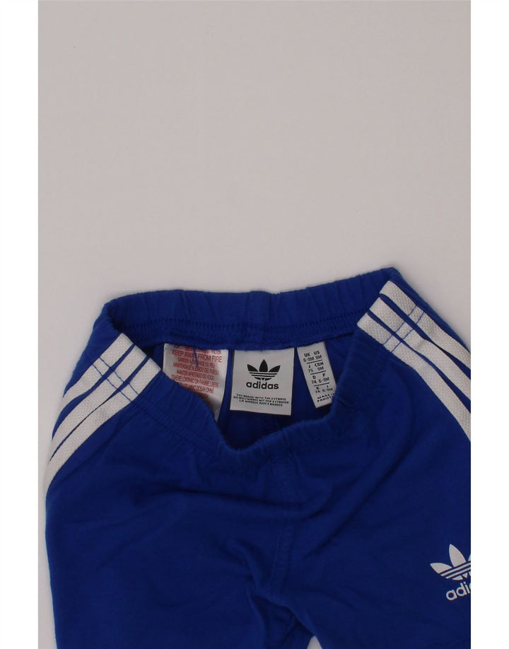 Shorts esportivos ADIDAS para meninos de 6 a 9 meses azul algodão