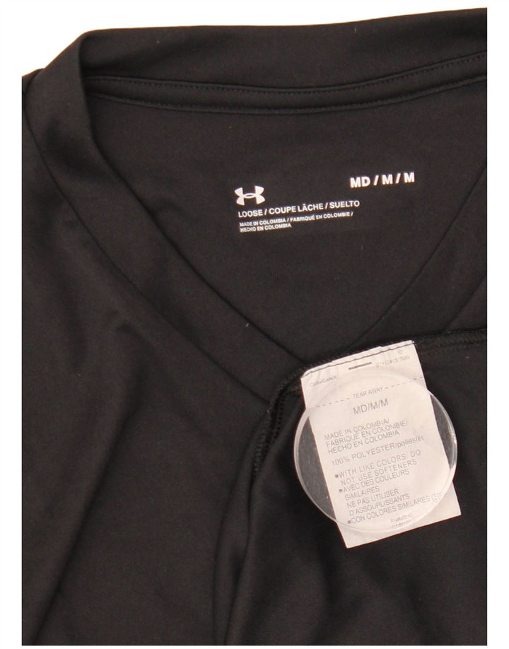 Camiseta masculina UNDER ARMOUR poliéster preto médio