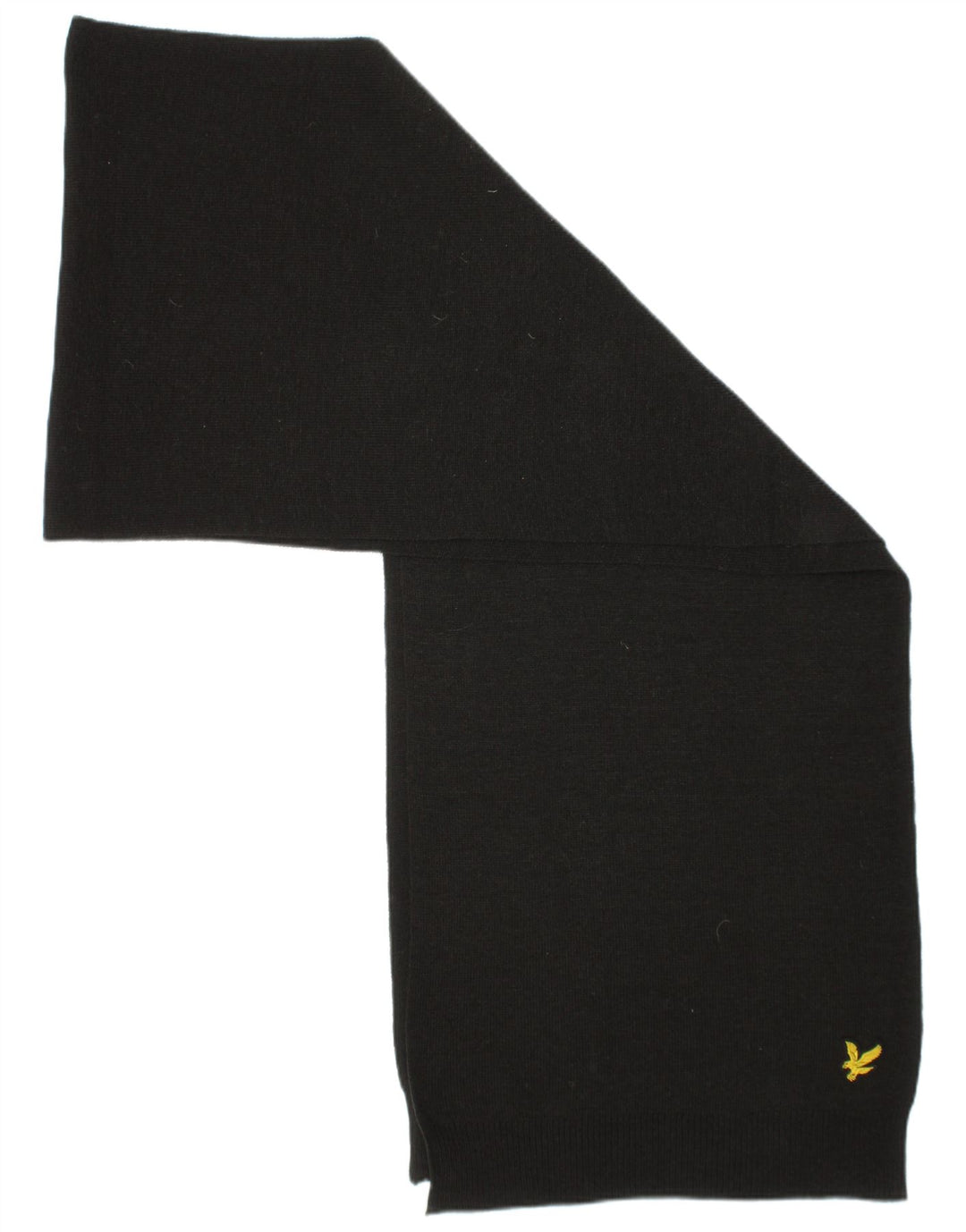 Lenço retangular masculino Lyle & Scott tamanho único poliéster preto