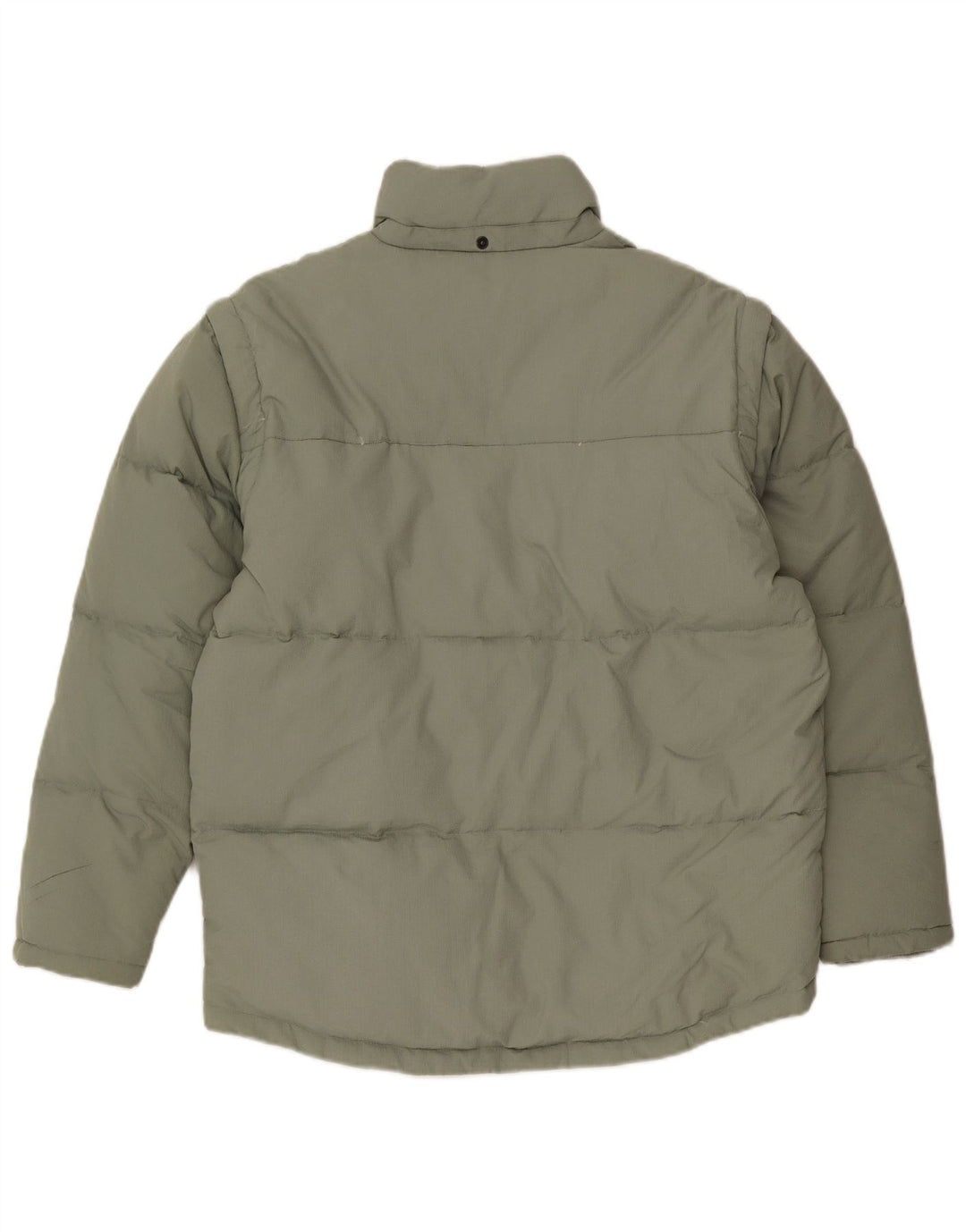Jaqueta acolchoada masculina Fila UK 36 pequena poliamida cáqui