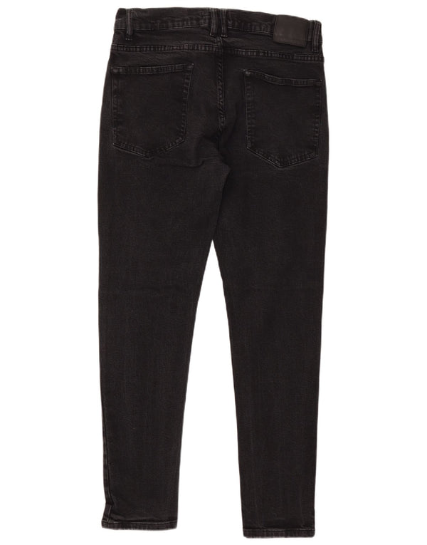 ZARA Jeans Skinny Masculino EU 44 Grande W34 L30 Preto
