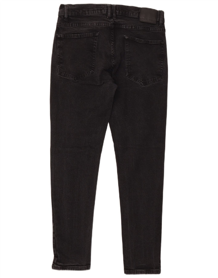 ZARA Jeans Skinny Masculino EU 44 Grande W34 L30 Preto