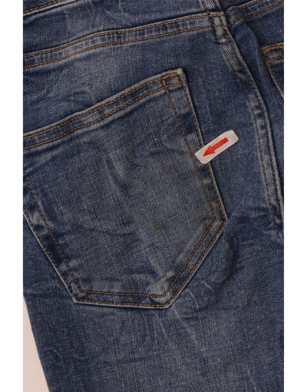 Zara Calça jeans feminina larga EU 36 XS W26 L34 Azul