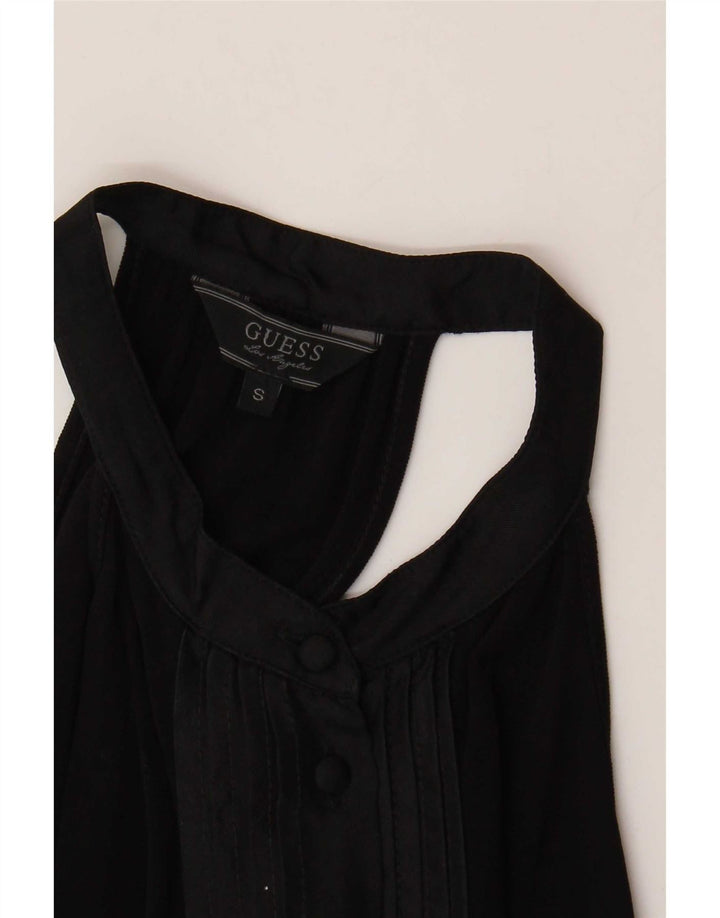 Guess Vestido Halter Feminino Reino Unido 8 Pequeno Preto