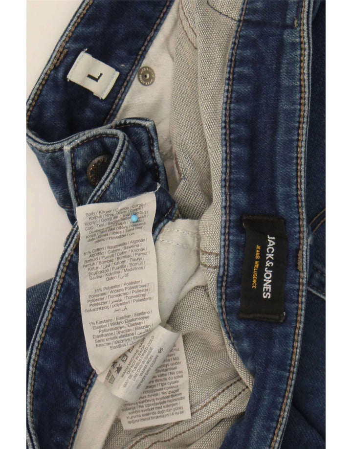 Shorts jeans masculino Jack & Jones grande W34 algodão azul