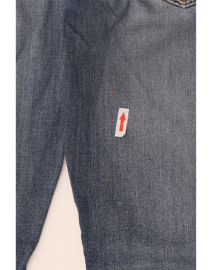 Zara Mens Jeans Slim Distressed EU 42 Grande W32 L26 Azul