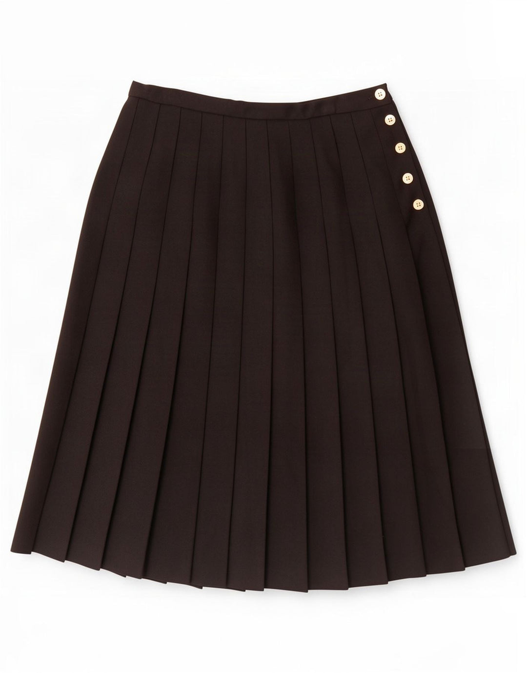 Saia plissada feminina Windsmoor W30 médio preto