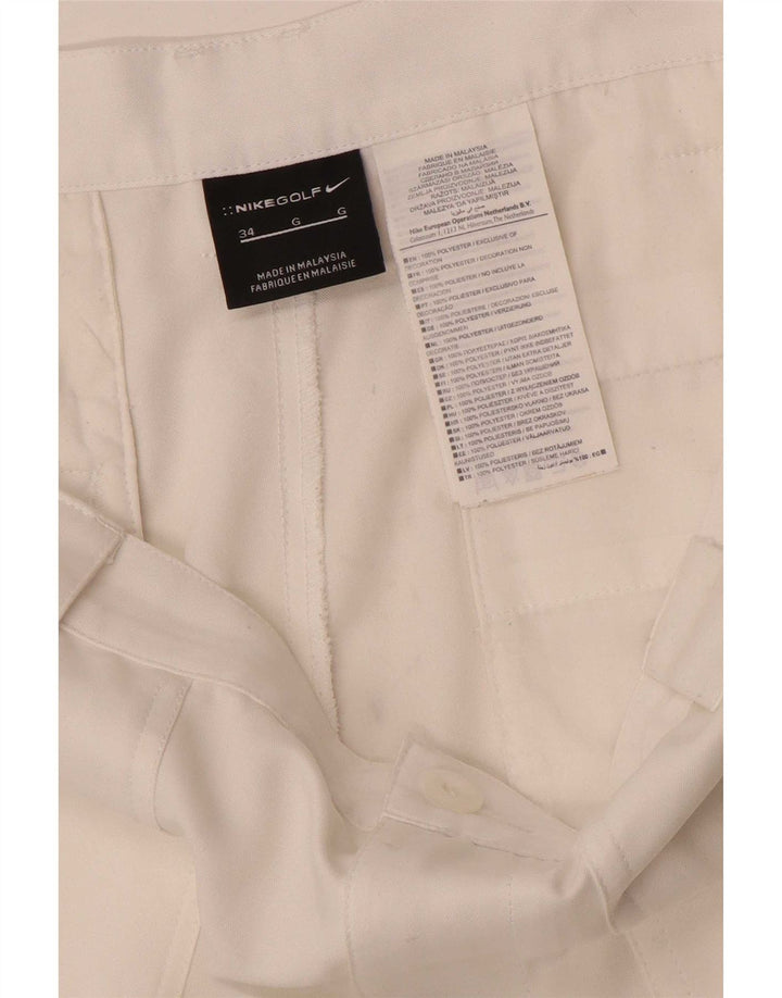 Shorts Nike Masculino Chino W34 Grande Poliéster Branco