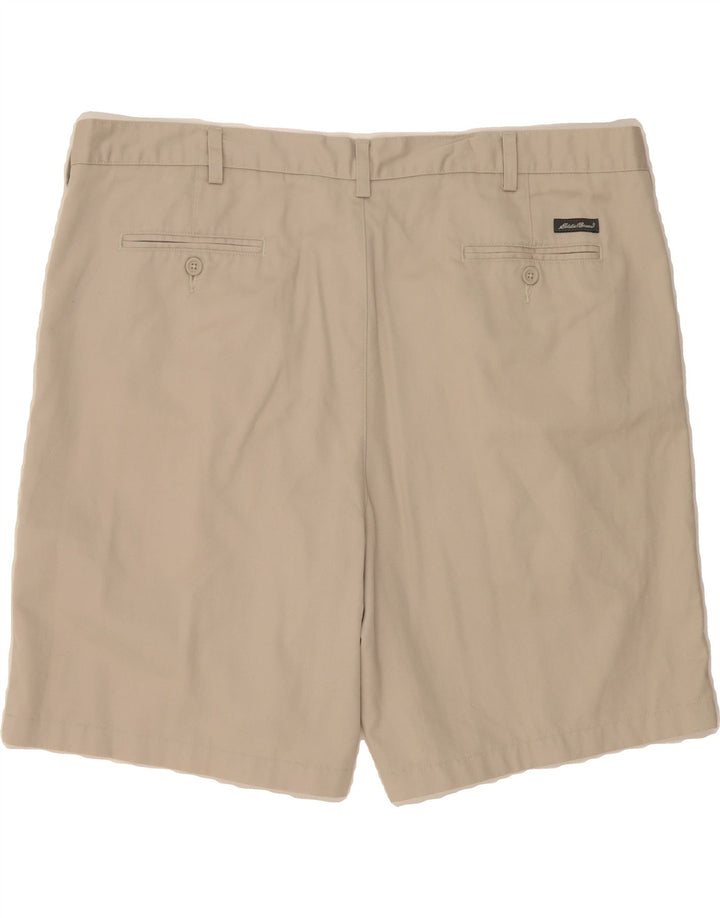 EDDIE BAUER Mens Pegged Chino Shorts W44 2XL Beige Cotton Vintage Eddie Bauer and Second-Hand Eddie Bauer from Messina Hembry 