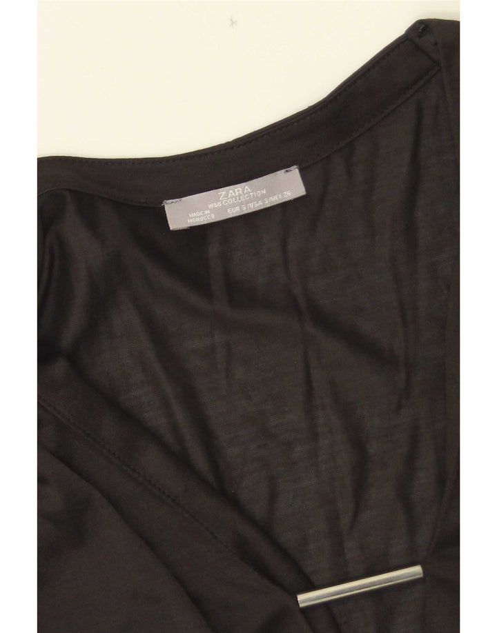 Blusa feminina Zara UK 10 pequena preta