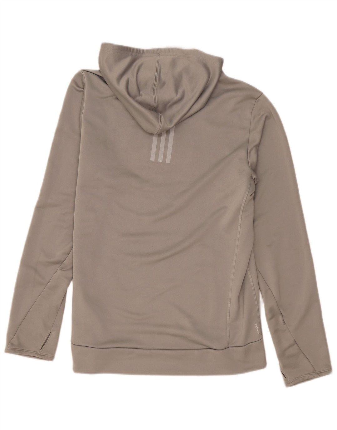 ADIDAS Mens Climalite Hoodie Jumper Médio Cinza Poliéster