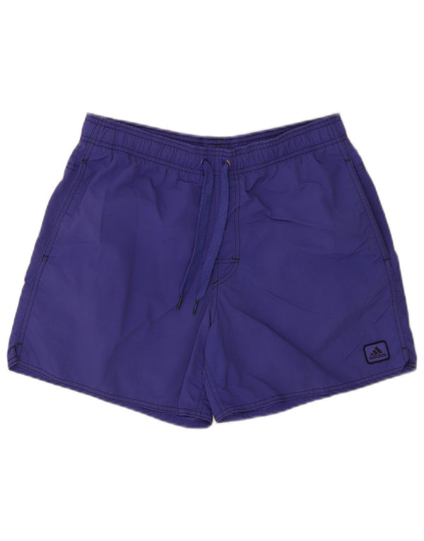 ADIDAS Mens Natação Shorts Pequeno Roxo Nylon