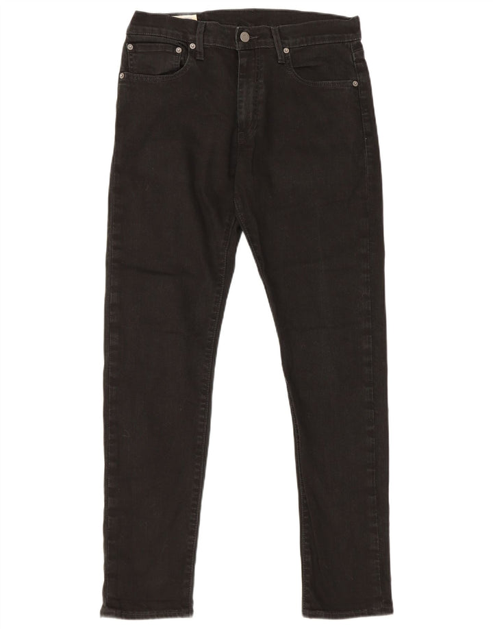 Levi's Mens Jeans Slim W31 L32 Algodão Preto