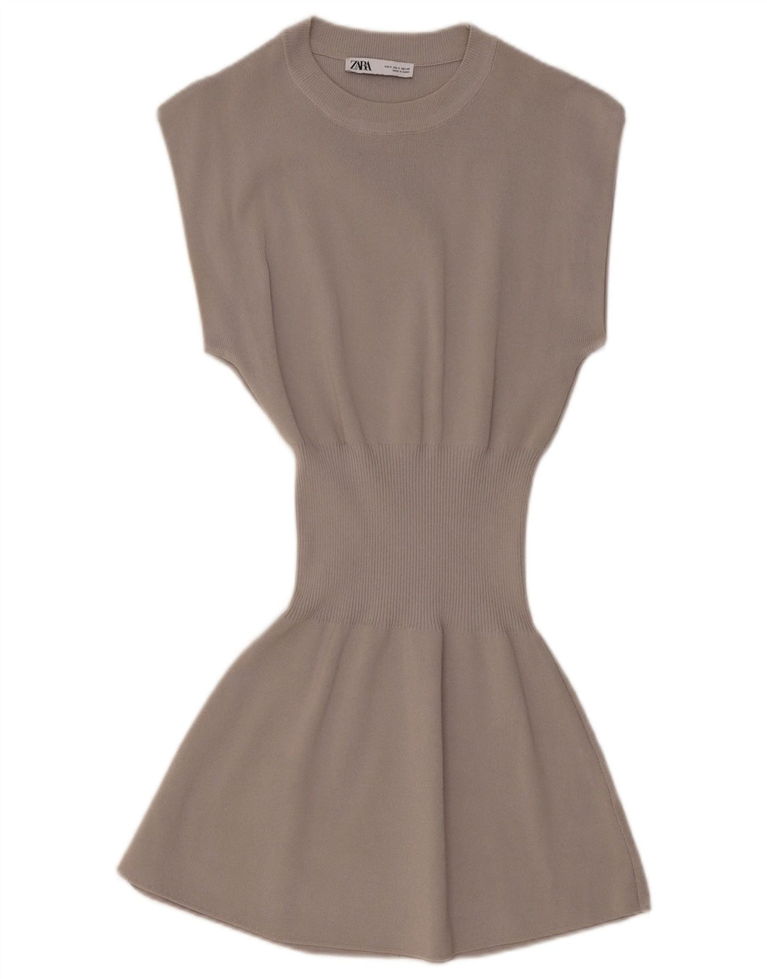 Vestido jumper feminino ZARA Reino Unido 8 pequeno cinza